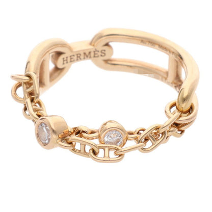 HERMES Chaine d'Ancre Chaos PM 18K PG Diamond Size ONE SIZE