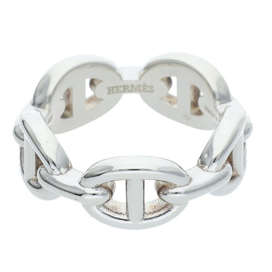 HERMES Chaine d'Ancre Enchainee PM Ring Size ONE SIZE Silver