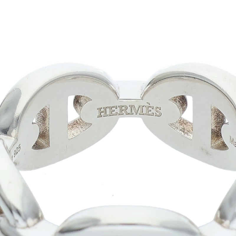 HERMES Chaine d'Ancre Enchainee PM Ring Size ONE SIZE Silver