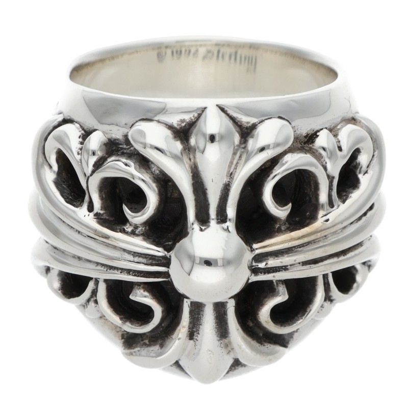 Chrome Hearts Keeper Silver Ring Size US 5.5