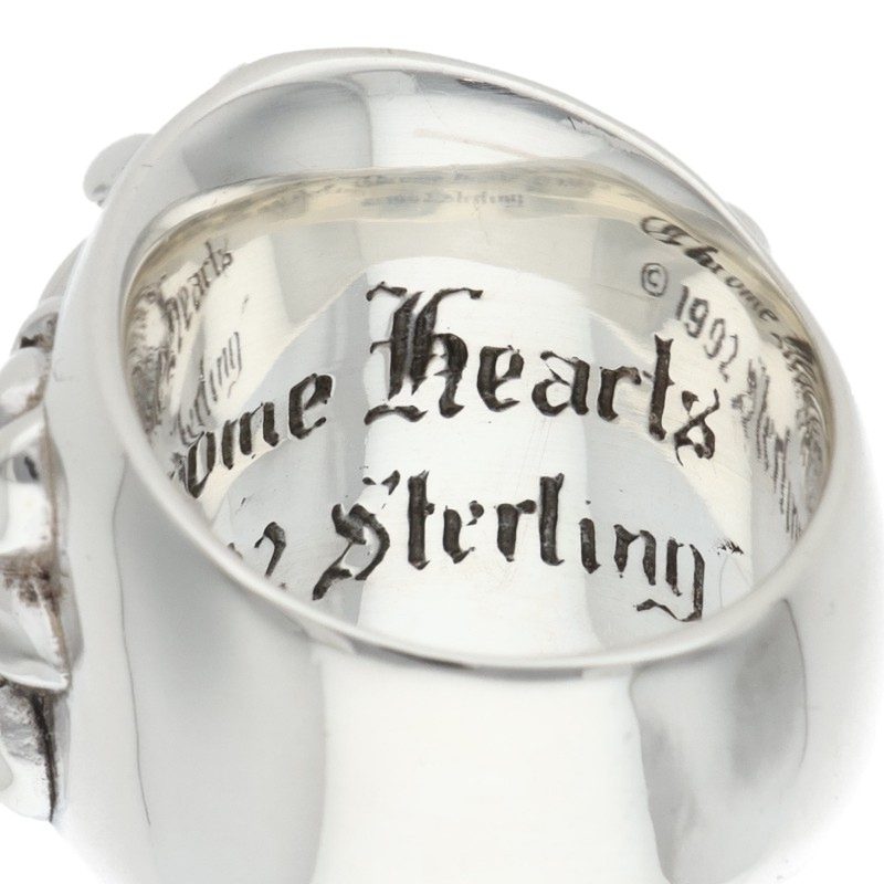 Chrome Hearts Keeper Silver Ring Size US 5.5