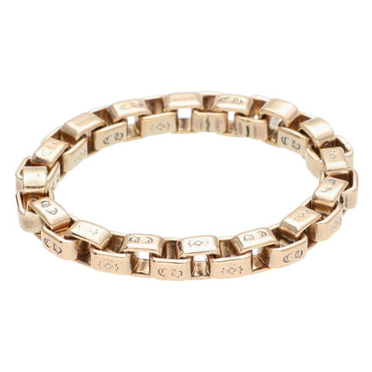 Chrome Hearts 22K Box Chain Gold Ring Size US 13.5