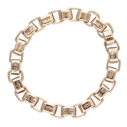 Chrome Hearts 22K Box Chain Gold Ring Size US 13.5