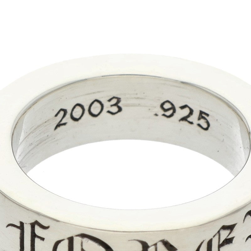 Chrome Hearts 6mm Spacer Forever Silver Ring Size ONE SIZE