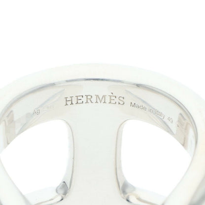 HERMES Osmose GM 925 Silver Ring Size ONE SIZE