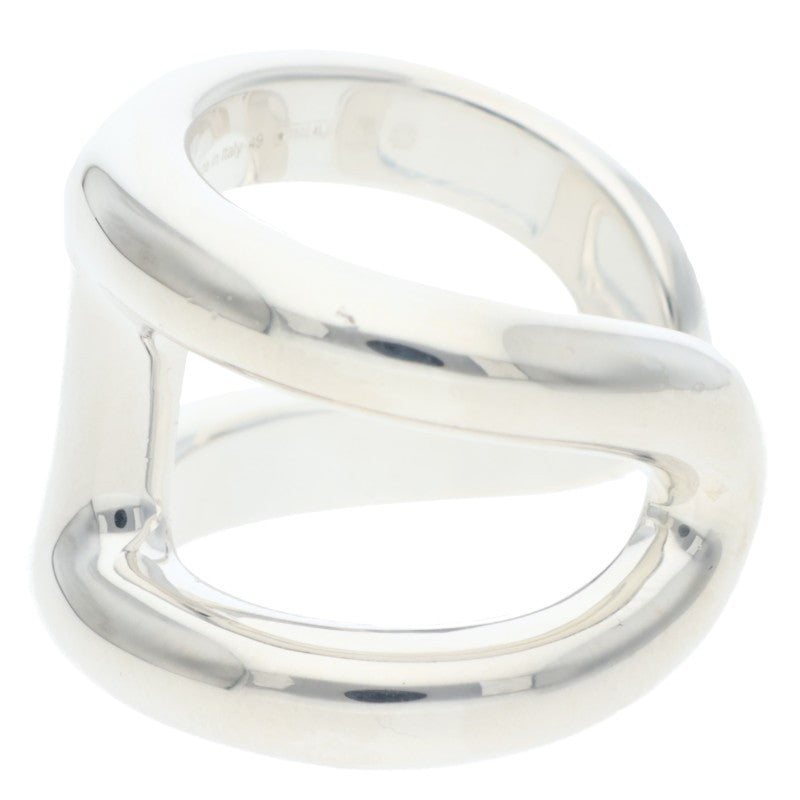 HERMES Osmose GM 925 Silver Ring Size ONE SIZE