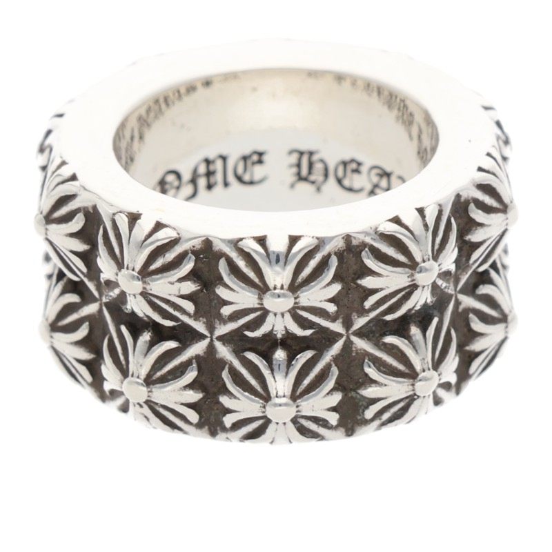 Chrome Hearts PETE PUNK DOUBLE Silver Ring Size ONE SIZE