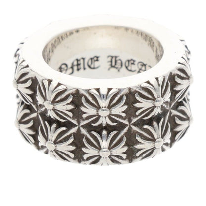 Chrome Hearts PETE PUNK DOUBLE Silver Ring Size ONE SIZE