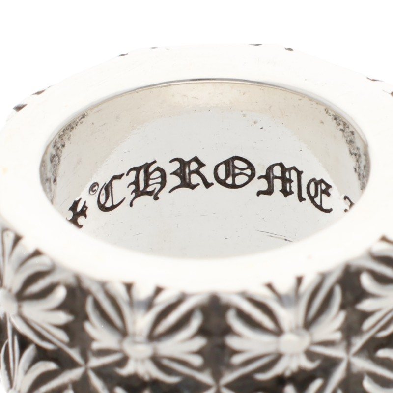 Chrome Hearts PETE PUNK DOUBLE Silver Ring Size ONE SIZE