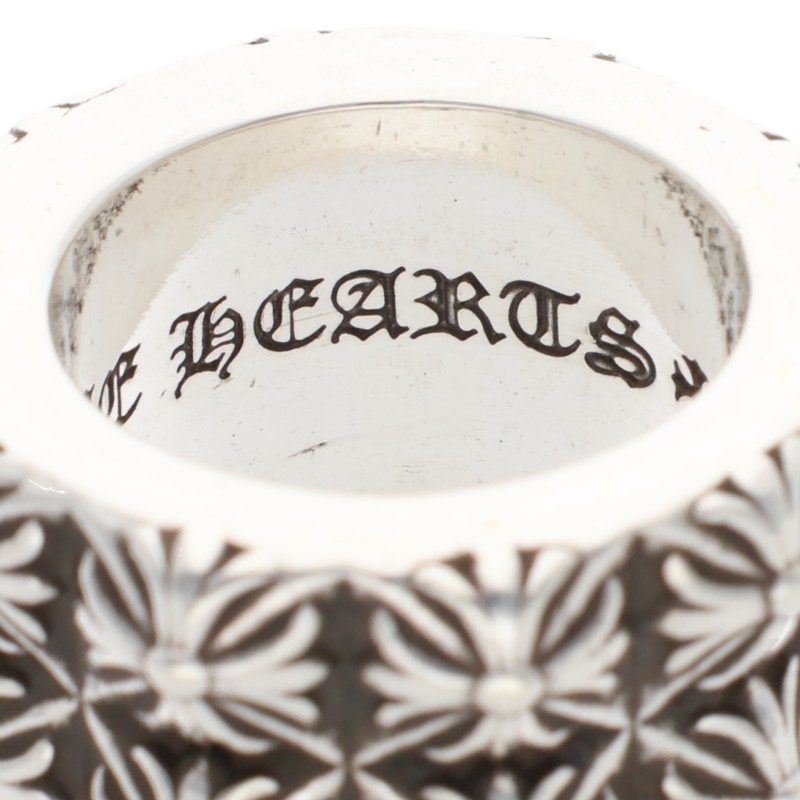 Chrome Hearts PETE PUNK DOUBLE Silver Ring Size ONE SIZE
