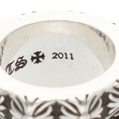 Chrome Hearts PETE PUNK DOUBLE Silver Ring Size ONE SIZE
