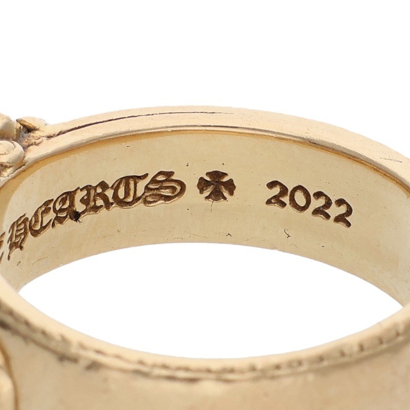 Chrome Hearts 22K Belted CH Logo Small Gold Size ONE SIZE