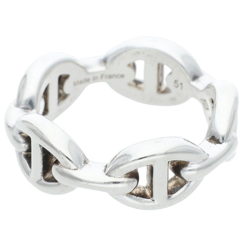 HERMES Chaine d'Ancre Enchainee PM 925 Ring Size ONE SIZE