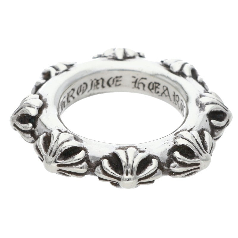 Chrome Hearts CROSS BAND Silver Ring Size ONE SIZE