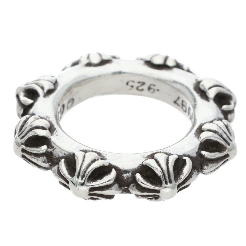 Chrome Hearts CROSS BAND Silver Ring Size ONE SIZE