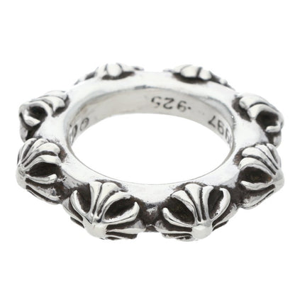 Chrome Hearts CROSS BAND Silver Ring Size ONE SIZE