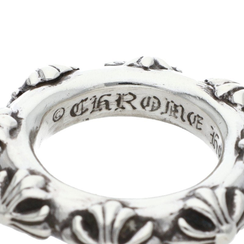 Chrome Hearts CROSS BAND Silver Ring Size ONE SIZE