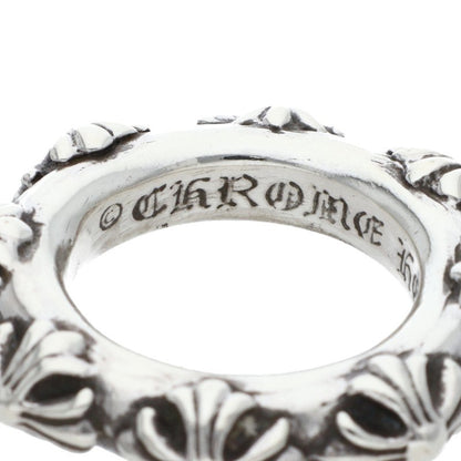 Chrome Hearts CROSS BAND Silver Ring Size ONE SIZE