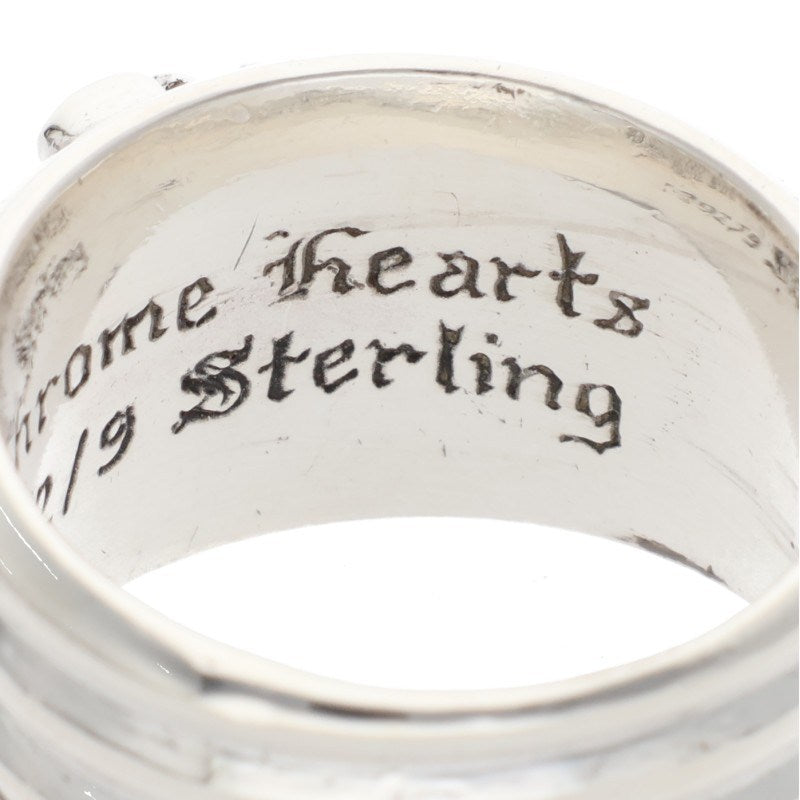 Chrome Hearts Dagger Sterling Silver Ring Size US 9