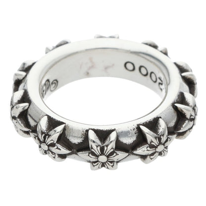Chrome Hearts STAR BAND Silver Ring Size ONE SIZE