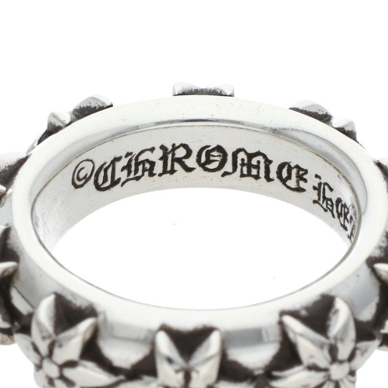 Chrome Hearts STAR BAND Silver Ring Size ONE SIZE