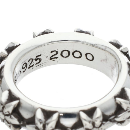 Chrome Hearts STAR BAND Silver Ring Size ONE SIZE