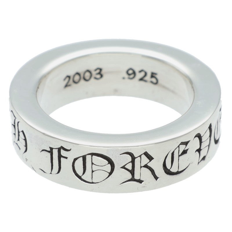 Chrome Hearts 6mm SPACER FOREVER Silver Ring Size US 5.5