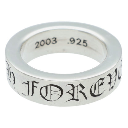 Chrome Hearts 6mm SPACER FOREVER Silver Ring Size US 5.5