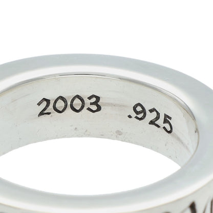 Chrome Hearts 6mm SPACER FOREVER Silver Ring Size US 5.5