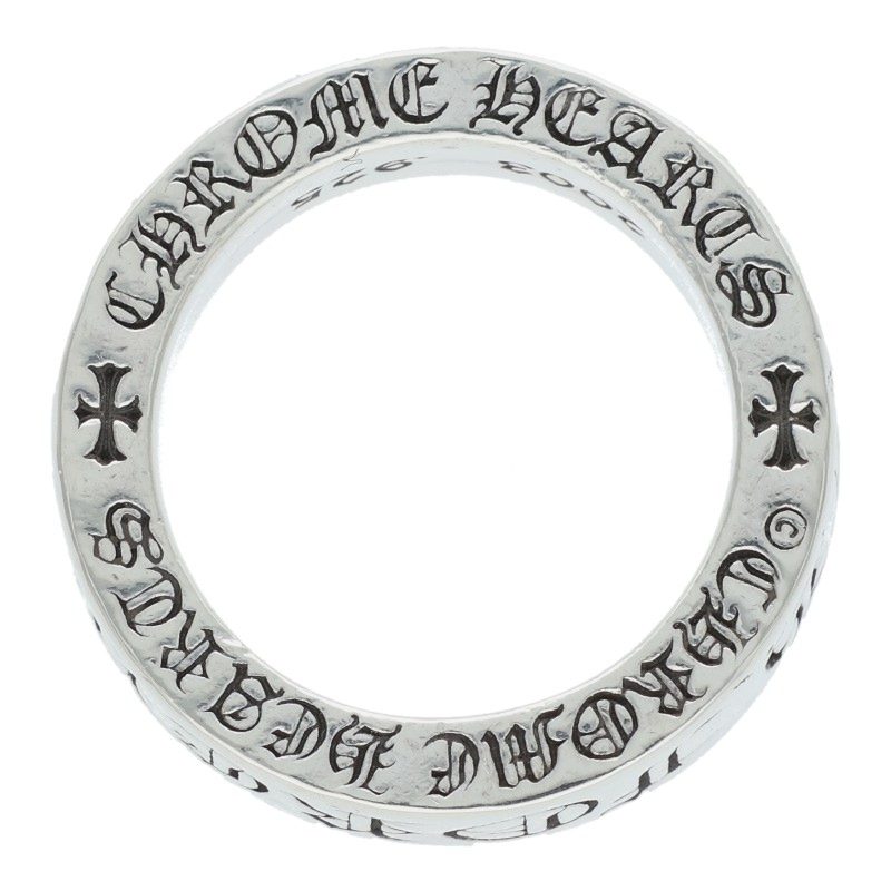 Chrome Hearts 6mm SPACER FOREVER Silver Ring Size US 5.5