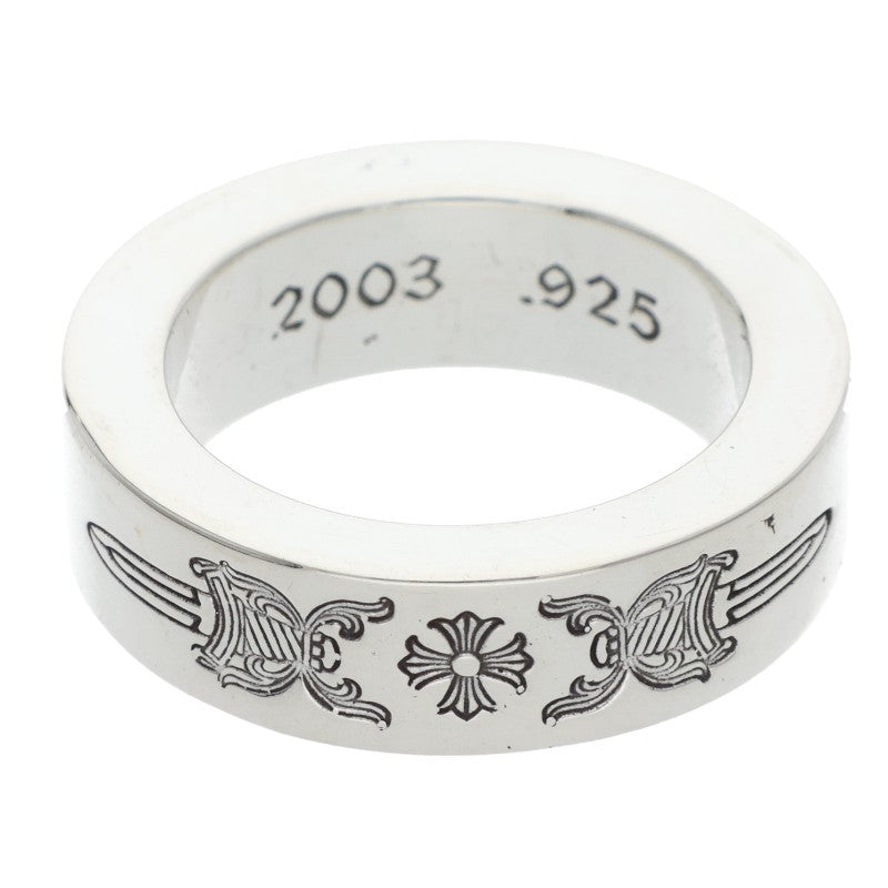 Chrome Hearts 6mm SPACER DAGGER Silver Ring Size US 4.5