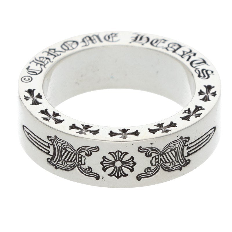 Chrome Hearts 6mm SPACER DAGGER Silver Ring Size US 4.5