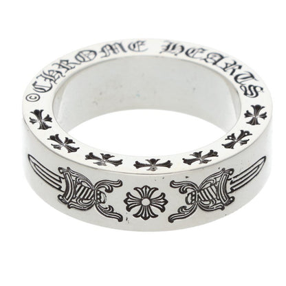 Chrome Hearts 6mm SPACER DAGGER Silver Ring Size US 4.5