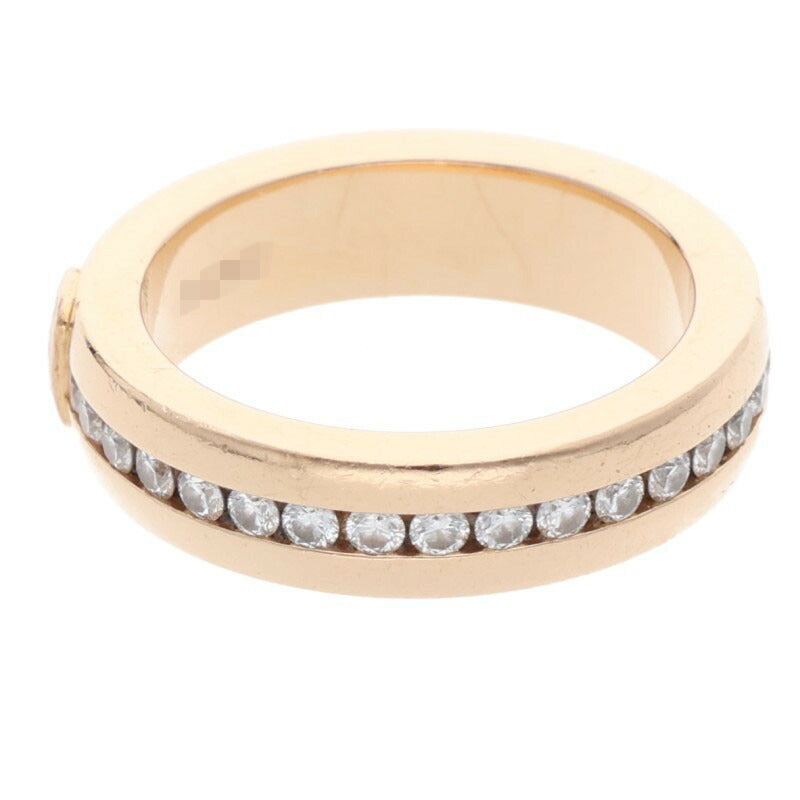 HARRY WINSTON HW Logo Diamond 18K YG Ring Size ONE SIZE