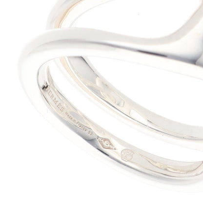 HERMES Chaine d'Ancre Punk 925 Silver Ring Size ONE SIZE