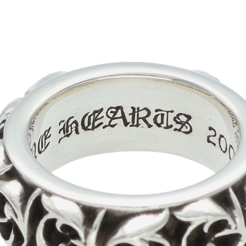 Chrome Hearts ETRNITY VINE BAND Silver Ring Size US 4.5