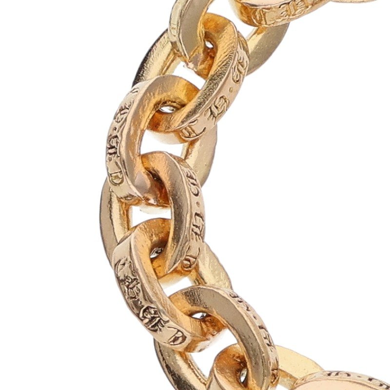Chrome Hearts 22K Paper Chain Gold Ring Size ONE SIZE Yellow