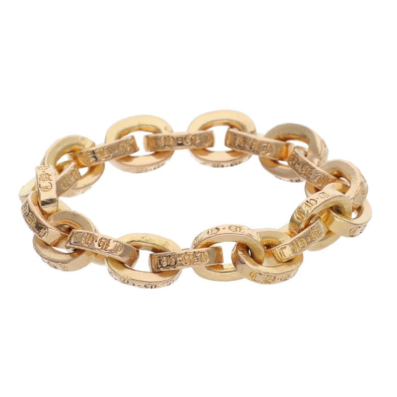 Chrome Hearts 22K Paper Chain Gold Ring Size ONE SIZE