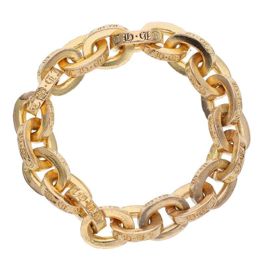Chrome Hearts 22K Paper Chain Gold Ring Size ONE SIZE