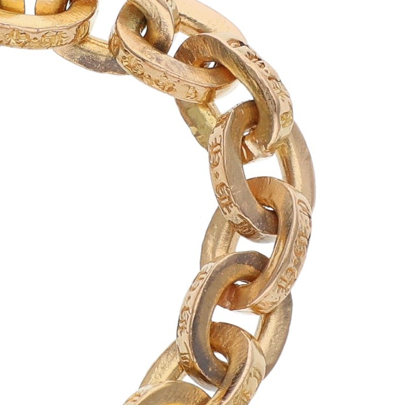 Chrome Hearts 22K Paper Chain Gold Ring Size ONE SIZE