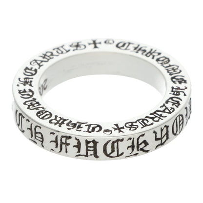 Chrome Hearts 3mm Spacer FUCKYOU Silver Ring Size ONE SIZE