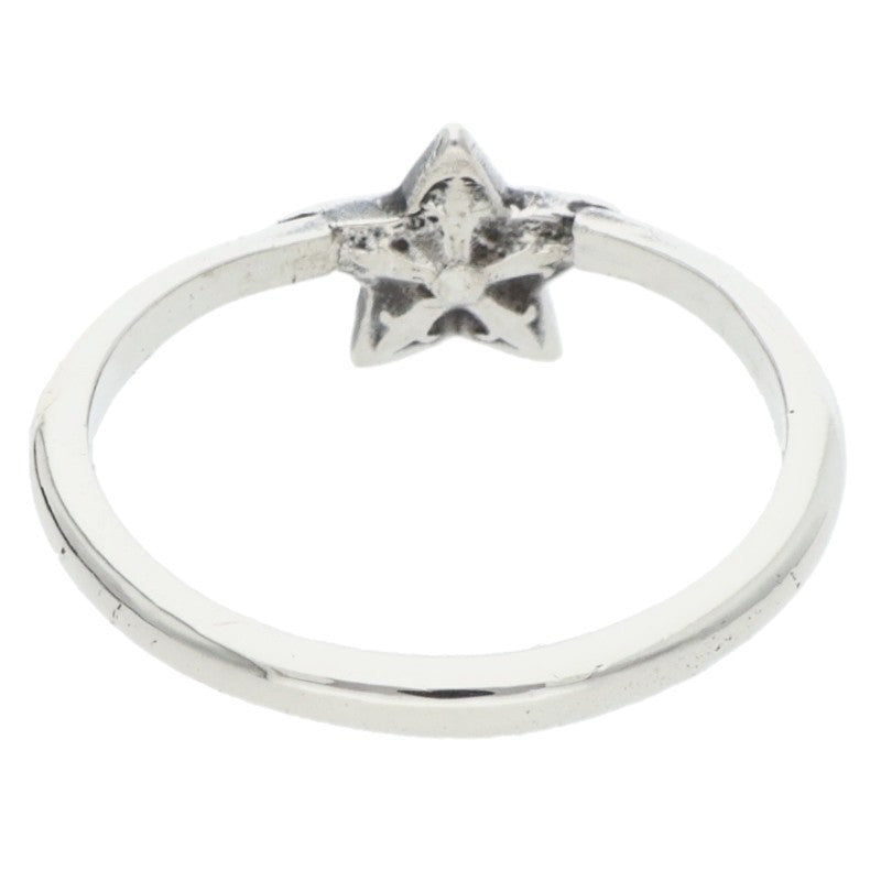 Chrome Hearts BUBBLGM STAR Silver Ring Size US 5