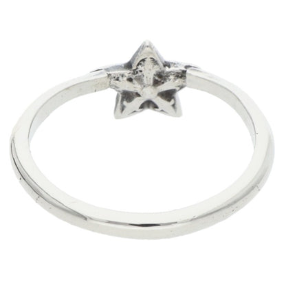 Chrome Hearts BUBBLGM STAR Silver Ring Size US 5