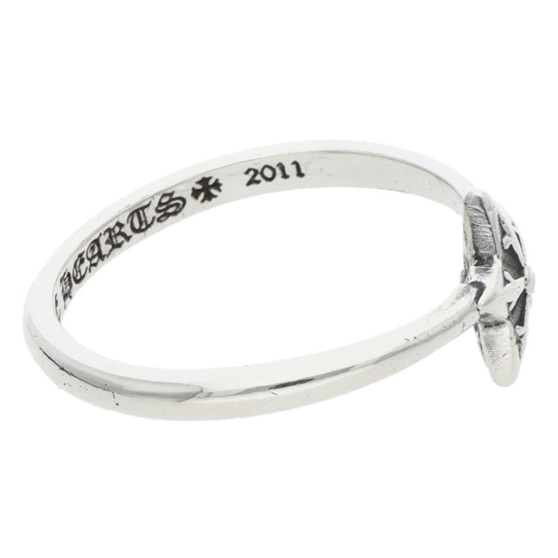 Chrome Hearts BUBBLGM STAR Silver Ring Size US 5