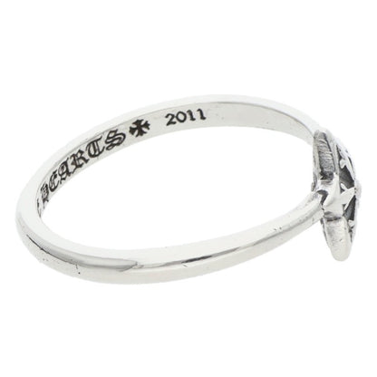 Chrome Hearts BUBBLGM STAR Silver Ring Size US 5