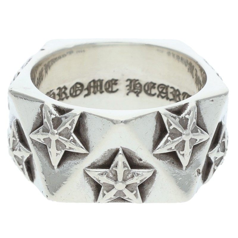 Chrome Hearts PENTAGON STAR 925 Silver Ring Size JP 18.5