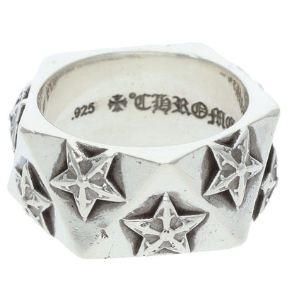 Chrome Hearts PENTAGON STAR 925 Silver Ring Size JP 18.5