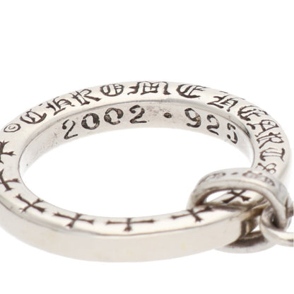 Chrome Hearts NTFL W Heart Motif Silver Ring Size ONE SIZE