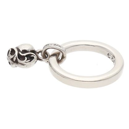 Chrome Hearts NTFL W Heart Motif Silver Ring Size ONE SIZE