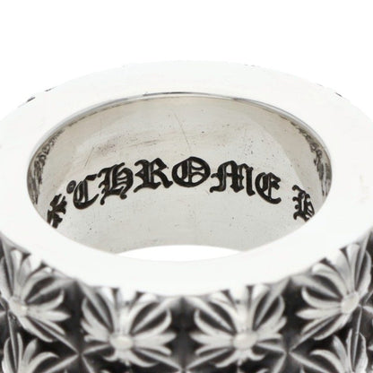 Chrome Hearts PETE PUNK DOUBLE Row Silver Ring Size US 8